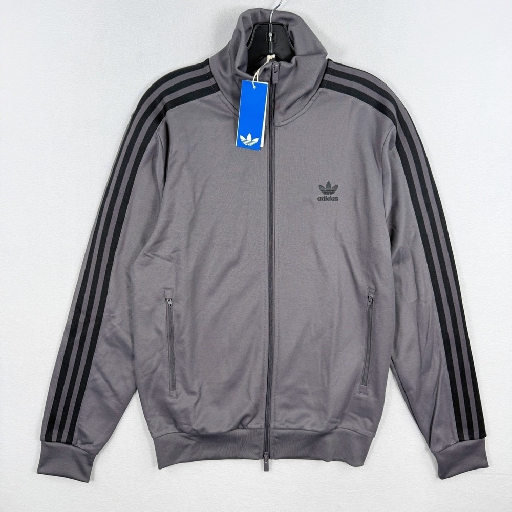 Adidas Beckenbauer Classic Track Top 'Grey Strata Black' / Size XL Mens / JY1281